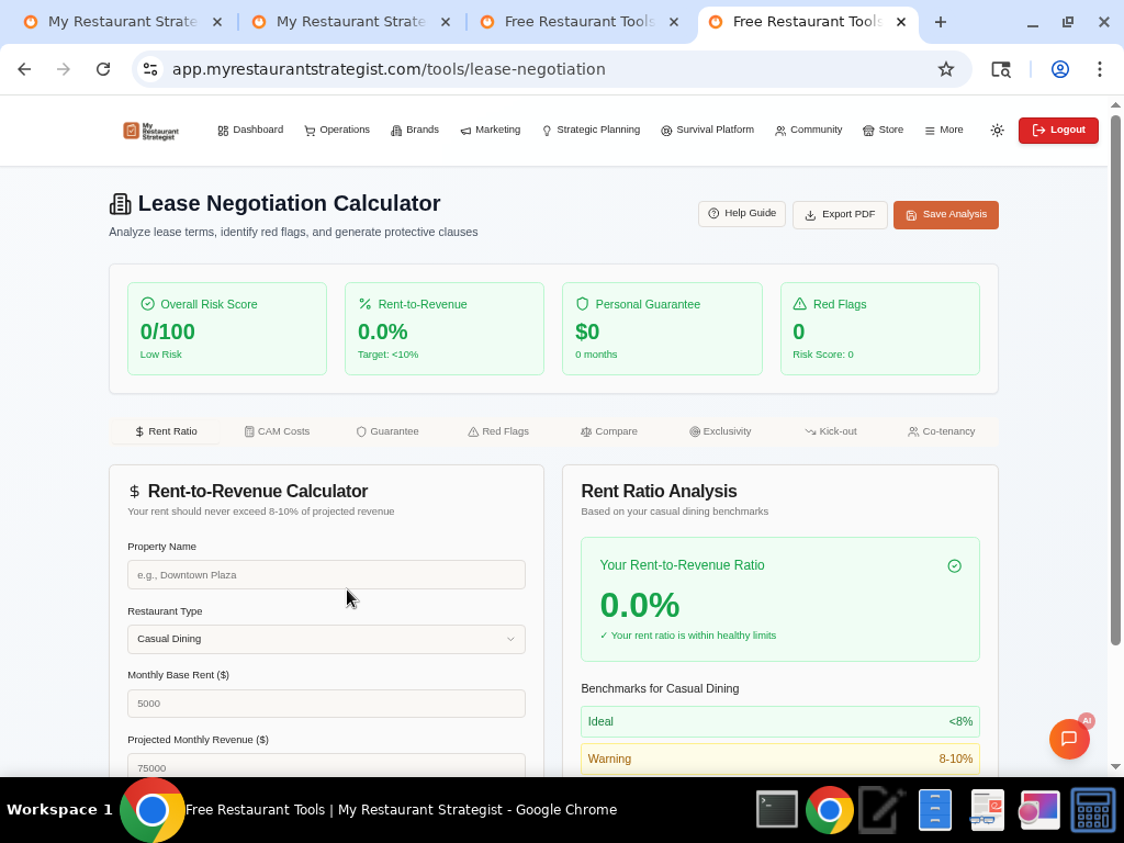 Lease Negotiation Calculator