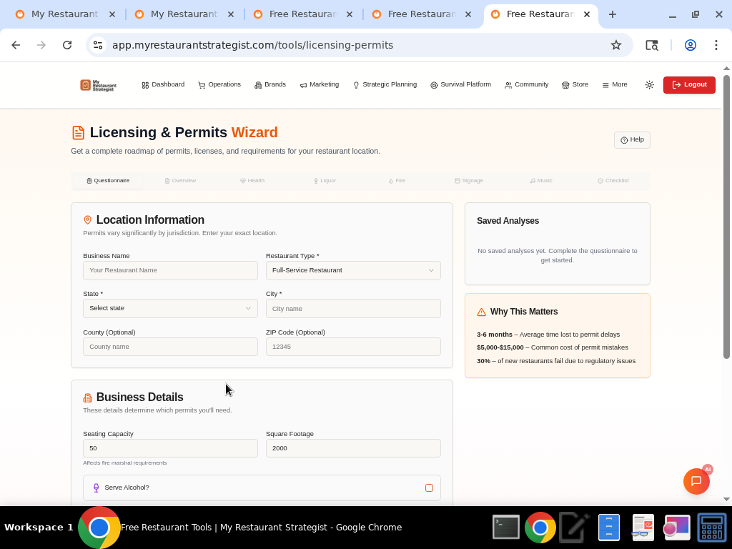 Licensing & Permits Wizard