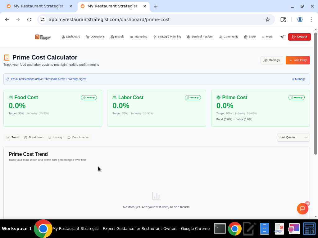 Prime Cost Calculator